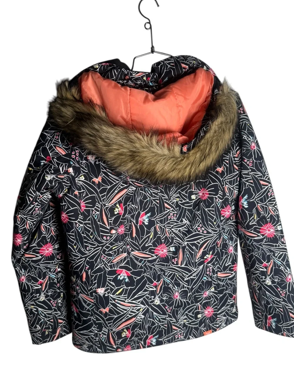 Roxy American Pie Girl Jacket True Black Outlines Girls XL/14